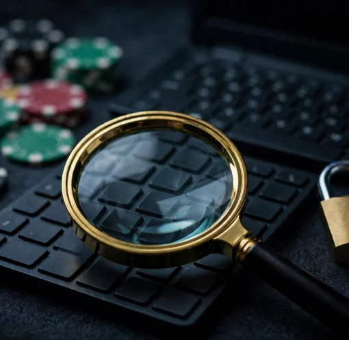 how to spot a fake online casino magnifying glass licence check guide