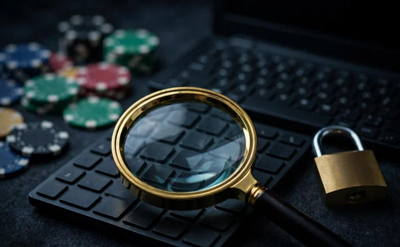 how to spot a fake online casino magnifying glass licence check guide
