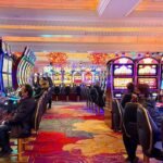 casino slot machines on a gaming floor - why do casinos pump oxygen myth explained